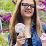 LACERTA Hand Held Or Desk Fan